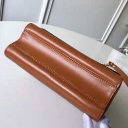 Replica Louis Vuitton Brown Monogram Floral Chain Twist MM