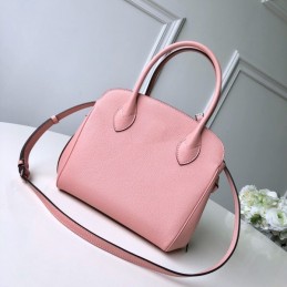 Replica Louis Vuitton Pale Pink Textured Milla PM