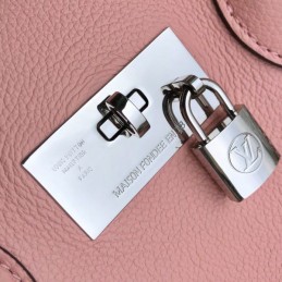 Replica Louis Vuitton Pale Pink Textured Milla PM