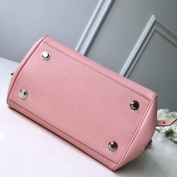 Replica Louis Vuitton Pale Pink Textured Milla PM
