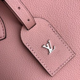 Replica Louis Vuitton Pale Pink Textured Milla PM