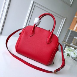 Replica Louis Vuitton Red Textured Milla PM