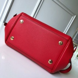 Replica Louis Vuitton Red Textured Milla PM