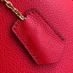 Replica Louis Vuitton Red Textured Milla PM