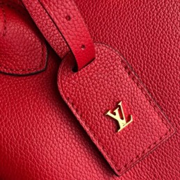 Replica Louis Vuitton Red Textured Milla PM
