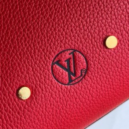 Replica Louis Vuitton Red Textured Milla PM