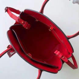 Replica Louis Vuitton Red Textured Milla PM
