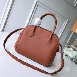 Replica Louis Vuitton Brown Textured Milla PM