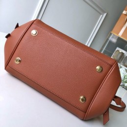 Replica Louis Vuitton Brown Textured Milla PM