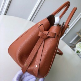 Replica Louis Vuitton Brown Textured Milla PM