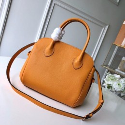 Replica Louis Vuitton Orange Textured Milla PM