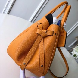 Replica Louis Vuitton Orange Textured Milla PM