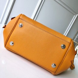 Replica Louis Vuitton Orange Textured Milla PM