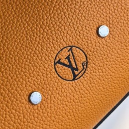 Replica Louis Vuitton Orange Textured Milla PM