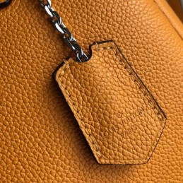 Replica Louis Vuitton Orange Textured Milla PM
