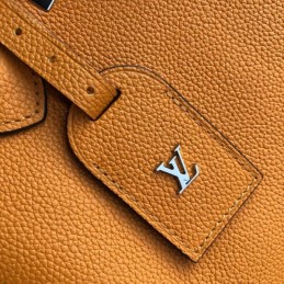 Replica Louis Vuitton Orange Textured Milla PM