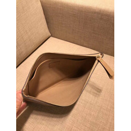 Replica Louis Vuitton Brown Monogram Beige Trim Daily Pouch