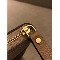 Replica Louis Vuitton Brown Monogram Beige Trim Daily Pouch