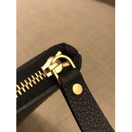 Replica Louis Vuitton Brown Monogram Black Trim Daily Pouch