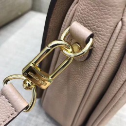 Replica Louis Vuitton Taupe Embossed Monogram Metis Pochette