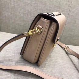 Replica Louis Vuitton Taupe Embossed Monogram Metis Pochette