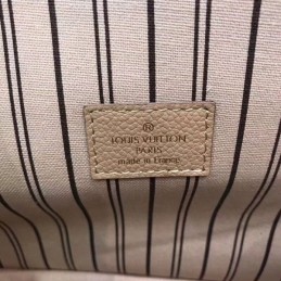 Replica Louis Vuitton Taupe Embossed Monogram Metis Pochette