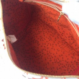 Replica Louis Vuitton White Monogram Red Graphic Speedy 30