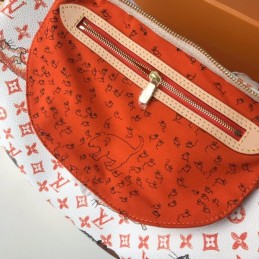 Replica Louis Vuitton White Monogram Red Graphic Speedy 30