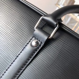 Replica Louis Vuitton Black Taiga Leather Porte Documents Voyage