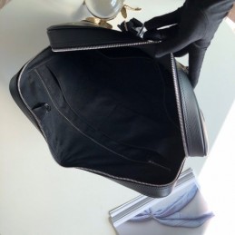 Replica Louis Vuitton Black Taiga Leather Porte Documents Voyage