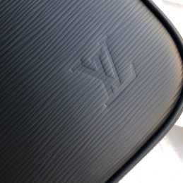 Replica Louis Vuitton Black Leather Dandy Briefcase MM