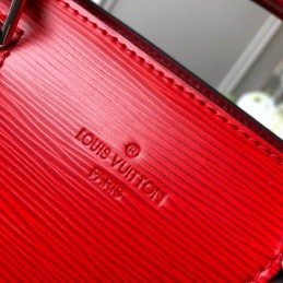 Replica Louis Vuitton Red Textured Sac Tricot