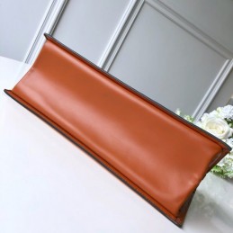 Replica Louis Vuitton Orange Textured Chain Sac Tricot