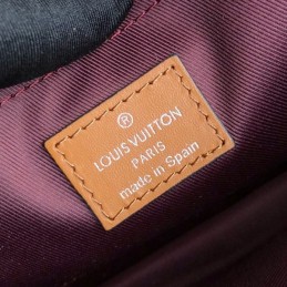 Replica Louis Vuitton Burgundy Patent Monogram Chain Sac Tricot