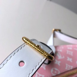 Replica Louis Vuitton Red White Graphic Bumbag