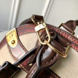Replica Louis Vuitton Brown Monogram Multicolor Strap Alma BB