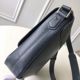 Replica Louis Vuitton Navy Blue Leather Roman PM