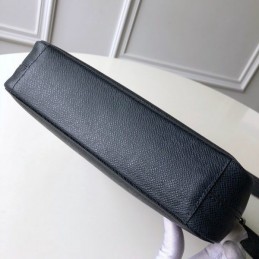 Replica Louis Vuitton Navy Blue Leather Roman PM