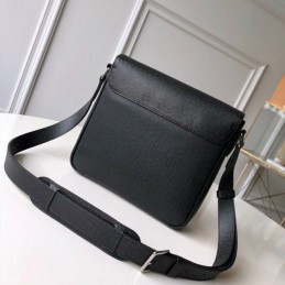 Replica Louis Vuitton Black Leather Roman PM