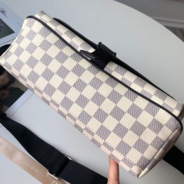 Replica Louis Vuitton White Damier Matchpoint Messenger - Style 2