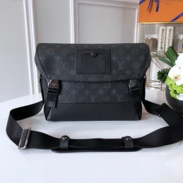 Replica Louis Vuitton Black Monogram Eclipse Messenger PM Voyager