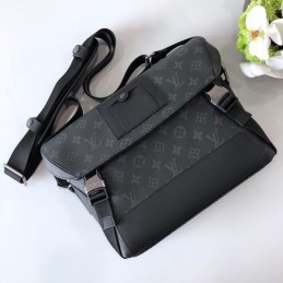 Replica Louis Vuitton Black Monogram Eclipse Messenger PM Voyager