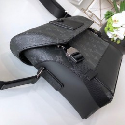Replica Louis Vuitton Black Monogram Eclipse Messenger PM Voyager