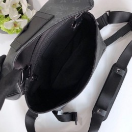 Replica Louis Vuitton Black Monogram Eclipse Messenger PM Voyager