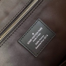 Replica Louis Vuitton Black Monogram Eclipse Messenger MM Voyager - Style 2