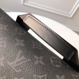 Replica Louis Vuitton Black Monogram Eclipse Messenger MM Voyager - Style 2