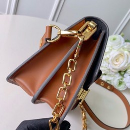 Replica Louis Vuitton Tan Pink Mini Dauphine