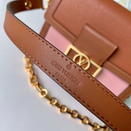 Replica Louis Vuitton Tan Pink Mini Dauphine