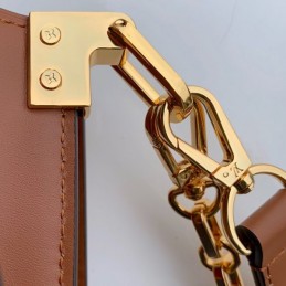 Replica Louis Vuitton Ivory Burgundy Mini Dauphine