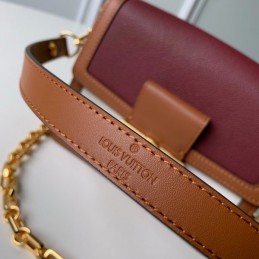 Replica Louis Vuitton Red Burgundy Mini Dauphine
